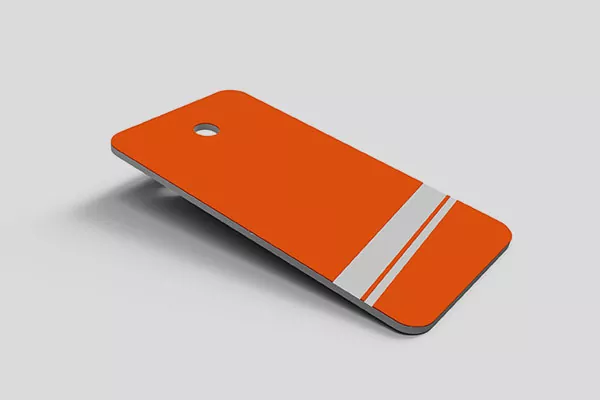 Characteristics of signs made of ABS two-color board.