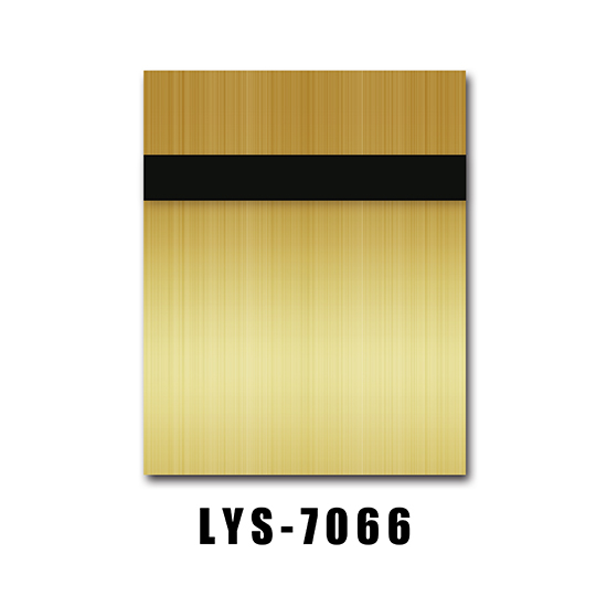 Brushed Gold-Black Dual Color Engraving Sheet