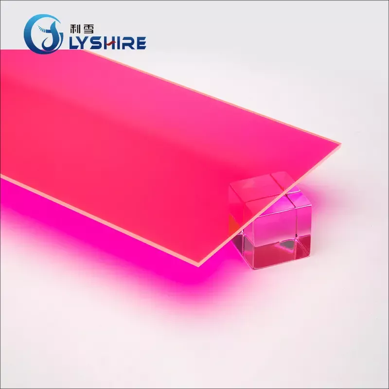 Semi-Transparent Colored Acrylic