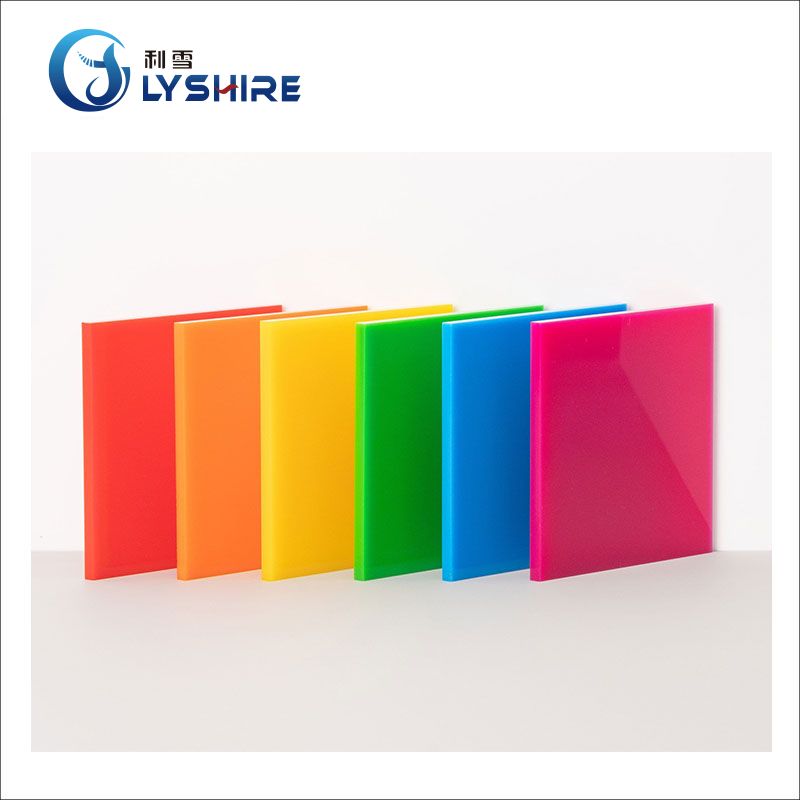 Transparent Colored Plexiglass